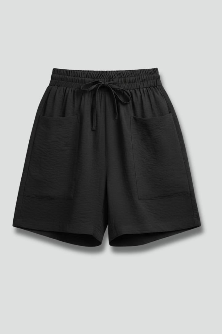 Caroline | Women’s Elastic Waist Casual Drawstring Shorts