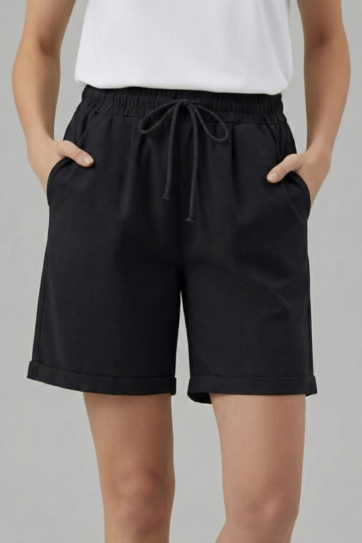 Faith | Women’s Shorts With Drawstring Waist Pockets