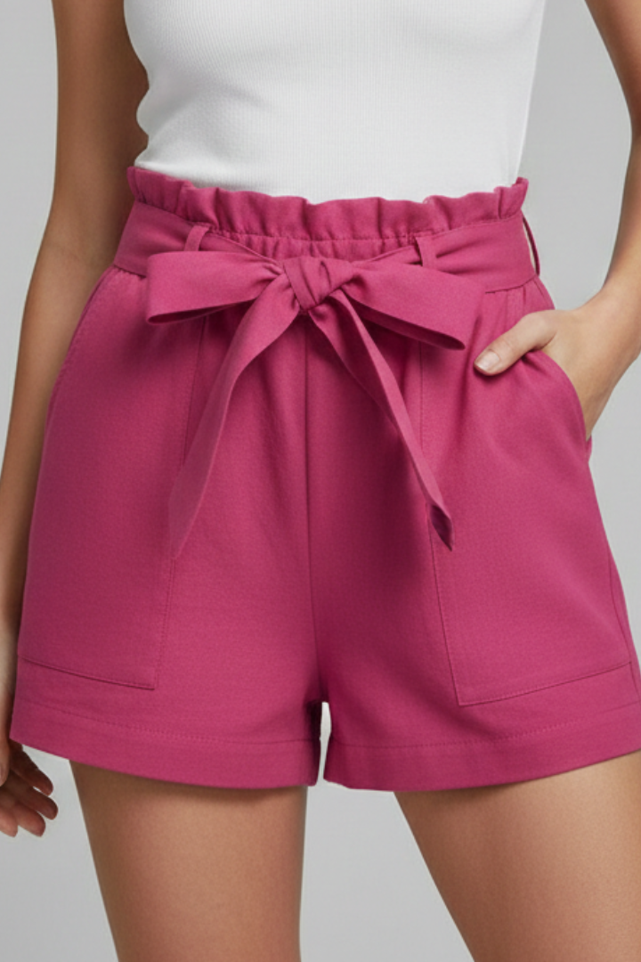 Dakota | Women’s Shorts Tie Waist Pockets