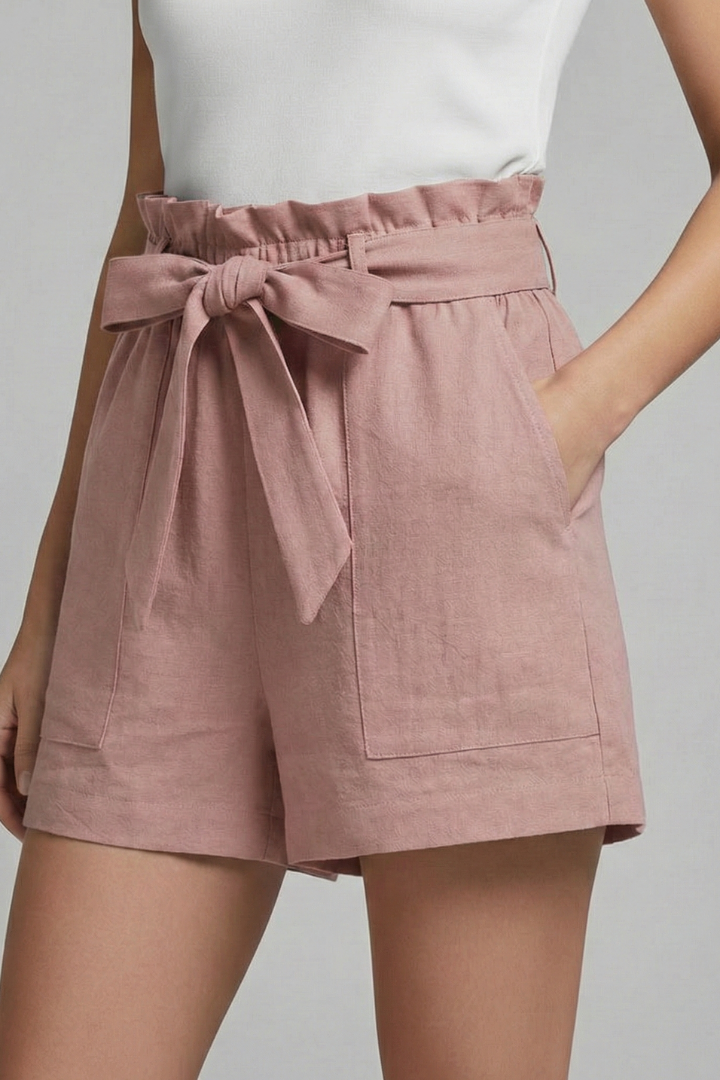 Dakota | Women’s Shorts Tie Waist Pockets