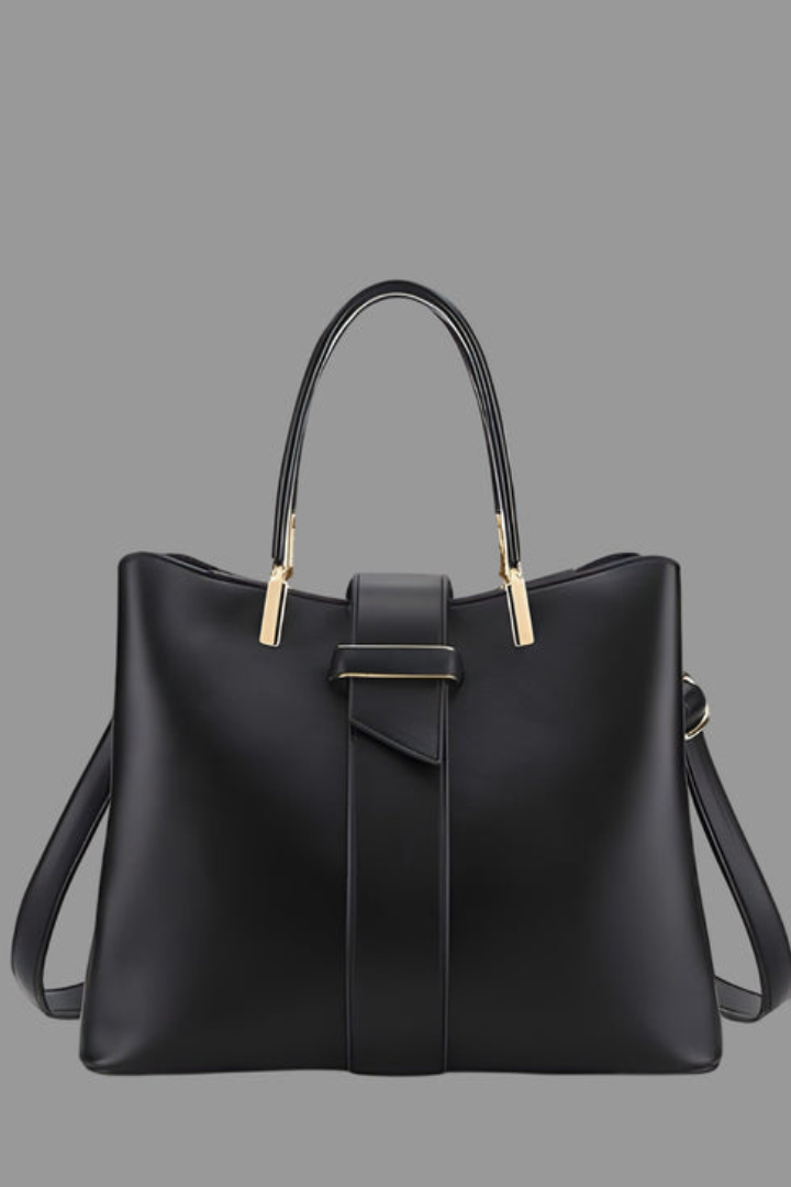 Morgan | Women’s Structured Shoulder Bag with Handles and Strap