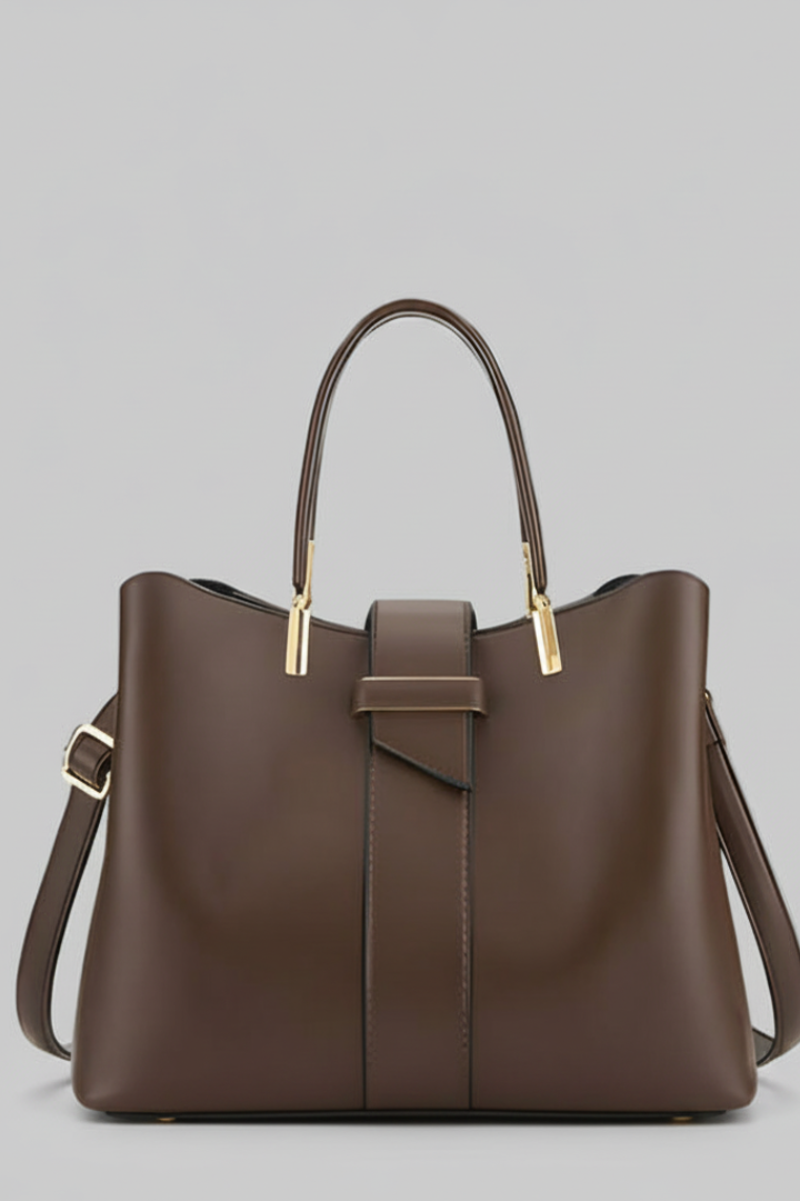 Morgan | Women’s Structured Shoulder Bag with Handles and Strap
