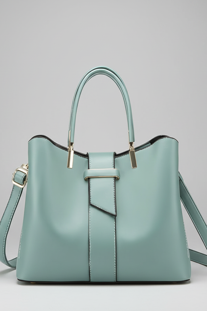 Morgan | Women’s Structured Shoulder Bag with Handles and Strap