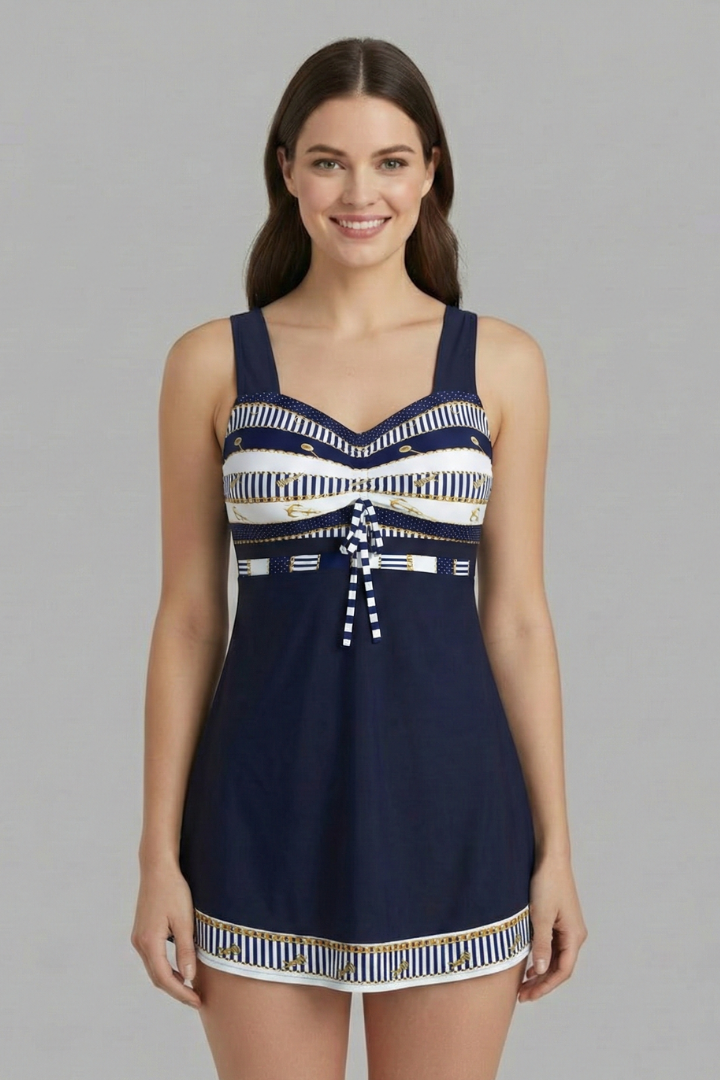 Michelle | Women’s Tie Front Tankini Swimsuit Set