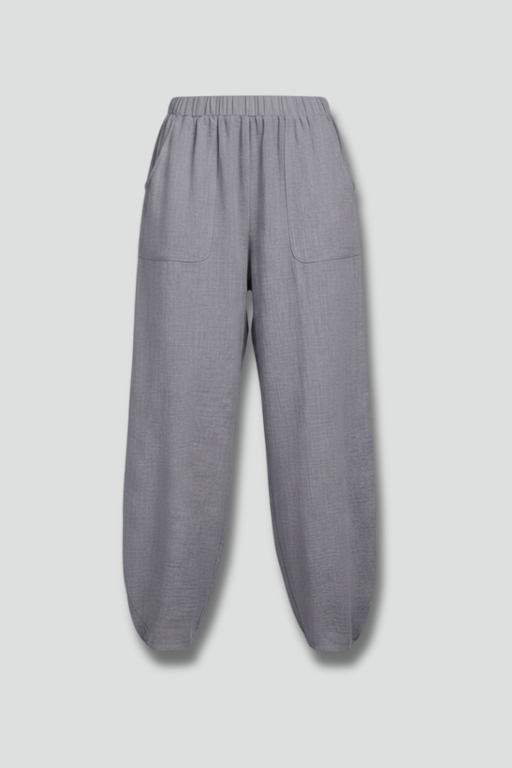 Chloe | Women’s Trousers with Elastic Waist and Side Pockets