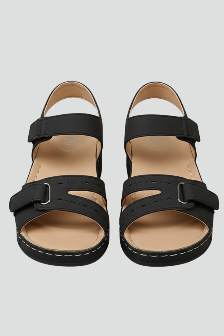 Brooklyn | Women’s Wedge Sandals Loop Straps Toe