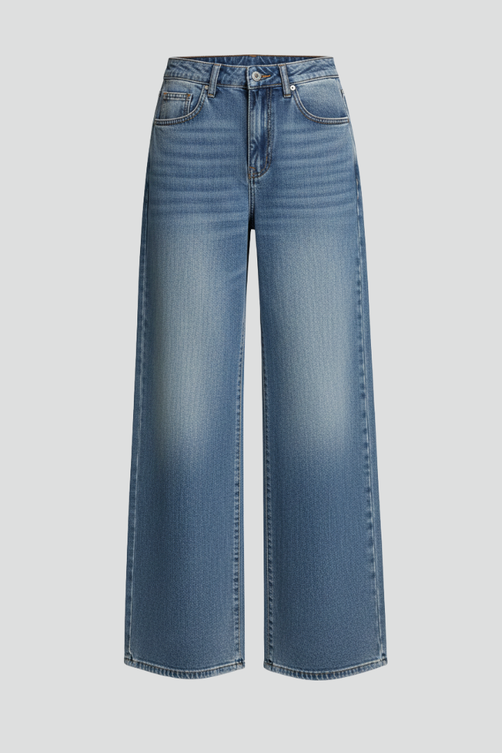 Fiona | Women’s Relaxed Wide-Leg Denim Jeans