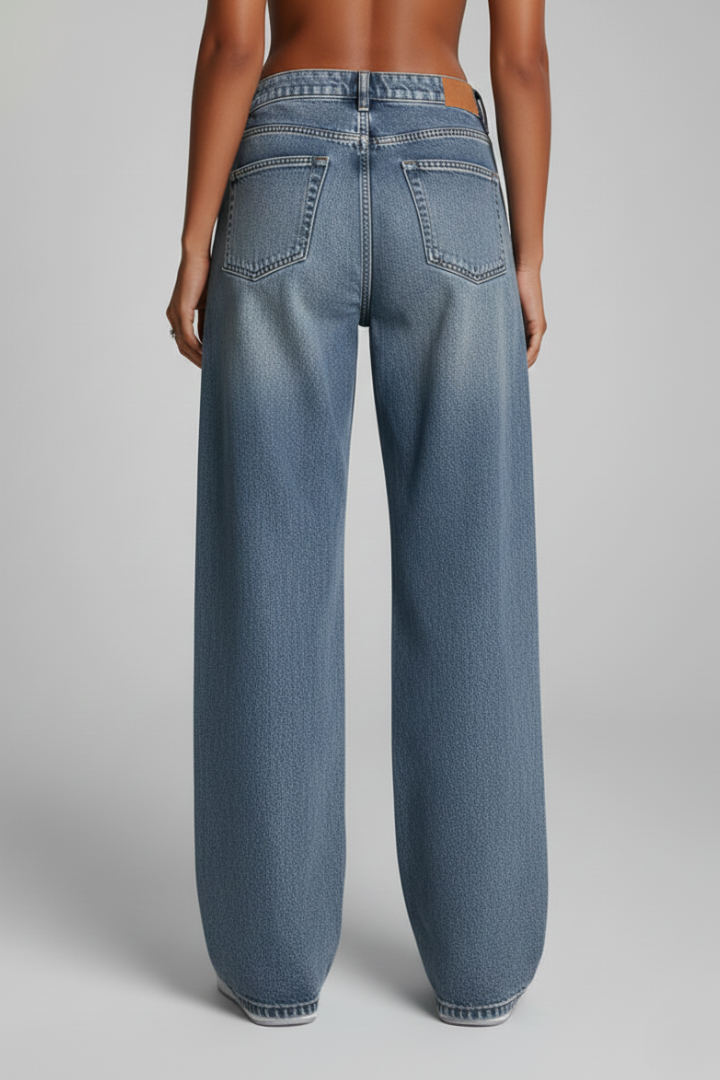 Fiona | Women’s Relaxed Wide-Leg Denim Jeans