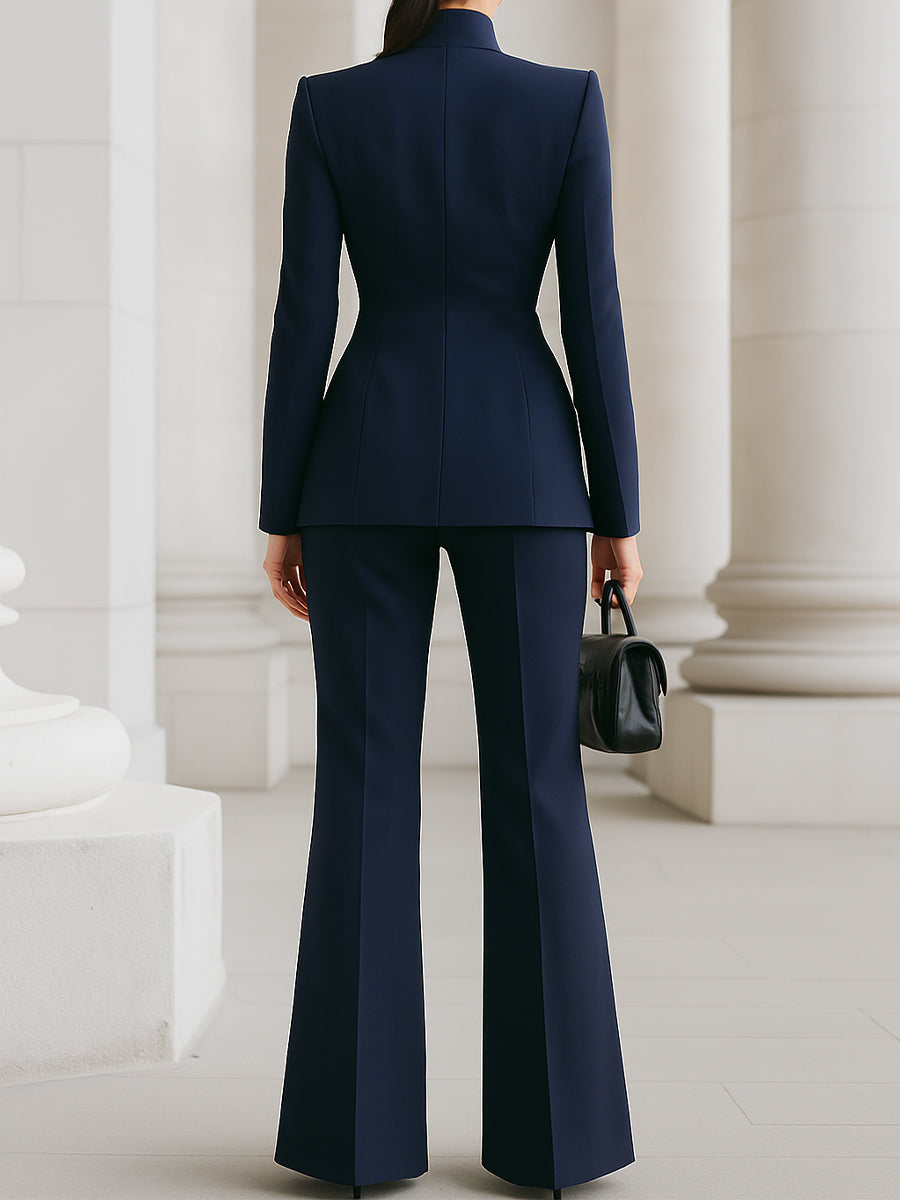 Sharie - Elegant Blazer &amp; Trouser Suit Set
