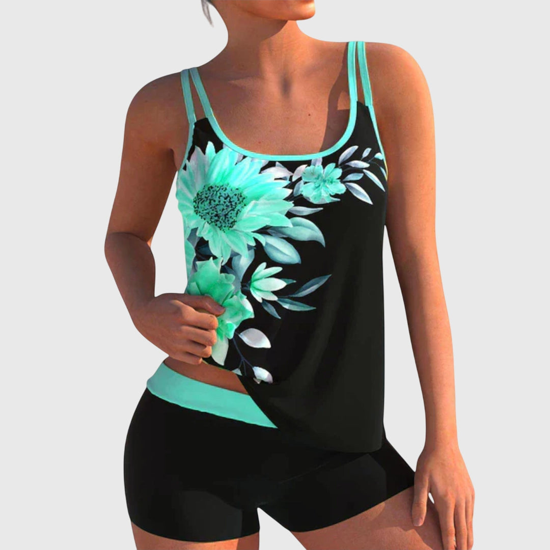 Riley | Women’s Floral Print Two-Piece Swimsuit Set