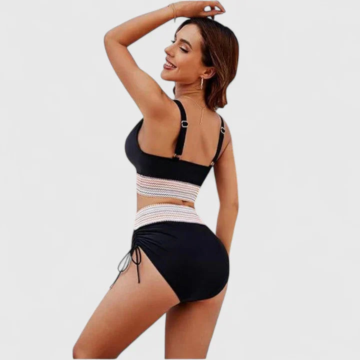 Penelope | Women’s High-Waisted Bikini Swimsuit Set
